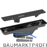 ITALIANA FERRAMENTA Frontbefestigung KIARO EASY zum Einfr�sen vernickelt schwarz