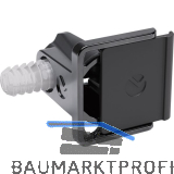 ITALIANA FERRAMENTA Schraubbodentr�ger Kalipso Mittelwand, vernickelt schwarz