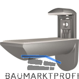 ITALIANA FERRAMENTA Tablar-Klemmtr�ger Kaiman Maxi, St�rke 39-73mm, silberfarbig