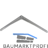 Konsole Schwerlast, H�he 240 mm, Tiefe 190 mm, Tragkraft 100 kg, Aluminium natur