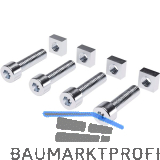 Schraubenset Tablartr�gerschiene Triade, Stahl verzinkt