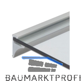 FONSEGRIVE Wandprofil Fritz Glasst�rke 8 mm L�nge 3000 mm,Aluminium silberfarbig