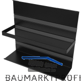 Linero MosaiQ Universalablage mit B�gel 300 mm Stahl schwarz