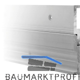 SOLIDO Paneelaufh�nger Basic 2000, H�he 40 mm, Tiefe 8 mm, L�nge 2000 mm, Alu