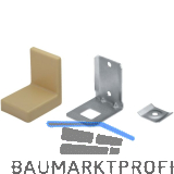 Schrankaufh�nger Typ 113 mit Abdeckkappe Kunststoff braun