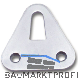 Aufh�nge�sen, 47 x 47 x 2 mm, Stahl verzinkt