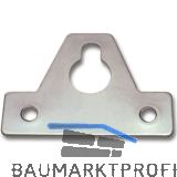 Aufh�nge�sen, 64 x 46 x 1,5 mm, Stahl verzinkt
