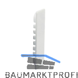 CAMAR Abdeckkappe zu Schrankaufh�nger 816AS, Kunststoff wei�