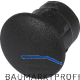 TD1 T�ranschlagd�mpfer zum Einbohren, �8 x 1,5 Bohrma�: �6 x 6 schwarz