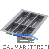 AGOFORM Besteckeinsatz Classico 500/40 Kunststoff Schiefergrau