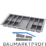 AGOFORM Besteckeinsatz Classico 500/90 Kunststoff Schiefergrau