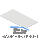 Tischplatte 1600 x 800 x 25 mm hellgrau