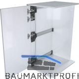 ACCURIDE 1532 Drehschiebet�rbeschlag, H�he 600-1200 mm, innenliegende Dick�ren