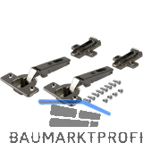 ACCURIDE 1432 Scharnierset f�r innenliegende T�ren, Stahl schwarz