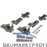 ACCURIDE 1432 Scharnierset f�r dicke innenliegende T�ren, Stahl verzinkt