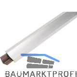 REHAU Wandanschlussprofil Rauwalon slim-line plus Alu Edelstahl-Effekt geb�rstet