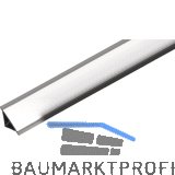 REHAU Wandanschlussprofil Rauwalon vario-line Kunststoff Edelstahl-Effekt