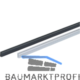 HETTICH SlideLine 56 Lauf-/F�hrungsprofil, auf Ma�, Aluminium silber eloxiert