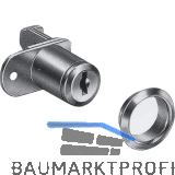 HEKNA Zentralverschluss 120, Zylinder � 16,5 mm, Zamak vernickelt