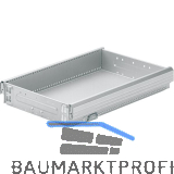 HETTICH Systema Top 2000 Stahlschubkasten 392 mm, 370 x 714 mm, Alu-Finish