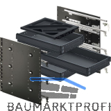 HETTICH Systema Top 2000 Schnellmontage-Set Sil Sys, Vollauszug, ET 730, schw.