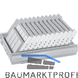 HETTICH Systema Top 2000 Formularablage, F�cheranzahl 11, Kunststoff Alu-Finish