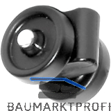 HETTICH Lenkrolle weiche B�den, Kunststoff schwarz