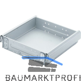 HETTICH Systema Top 2000 Stahlschubkasten, 392 mm, 370 x 354 mm, Alu-Finish