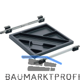 HETTICH SYSTEMA TOP 2000 Schreibmaterial-Auszug Set, EB 380 mm, schwarz