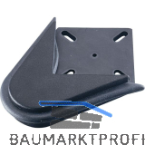 HETTICH Systema Top 2000 Ausleger 45� mit Kantenschutz, schwarz