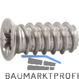 HETTICH Systema Top 2000 Systemschraube Senkkopf � 6,0x14 mm, vernickelt