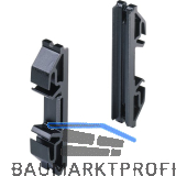 HETTICH Systema Top 2000 Orgaclip, Kunststoff schwarz
