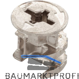 HETTICH RASTEX 15 Exzenter ohne Abdeckrand, Plattenst�rke 15 vernickelt