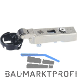 HETTICH INTERMAT 9904 T1 Glast�rscharnier, halb aufliegend, �W 95�