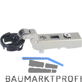 HETTICH INTERMAT 9904 T1 Glast�rscharnier, einliegend, �W 95�
