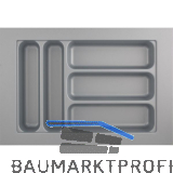 HETTICH OrgaTray 440 Besteckeinsatz T 441 - 520/Nennbreite 400 mm Silber