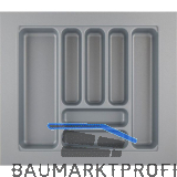 HETTICH OrgaTray 440 Besteckeinsatz T 441 - 520/Nennbreite 600 mm Silber
