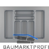 HETTICH OrgaTray 440 Besteckeinsatz T 441 - 520/Nennbreite 700 mm Silber