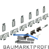 HETTICH SlideLine 56 Beschl�gegarnitur, TK 40 Kg, 3 t�rig