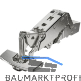 HETTICH SENSYS 8657i THS55 FIX Null-Einsprungscharnier aufliegend ged. �W 165�