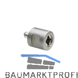 HETTICH PRESTIGE 2000 Zylinder-Drehgriff Typ 42.2, rechts, vernickelt matt