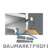 HETTICH Kleiderb�gelhalter ausziehbar, Messing vernickelt