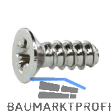 HETTICH SENSYS Senkkopfschraube Topfscharnier-D�nnt�r, 4 x 10,8 mm