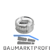 HETTICH RASTEX 25 Exzenter ohne Abdeckrand,Bohr � 25, blank