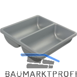 AGOFORM Einlegeschale Scoop II Kunststoff Silber