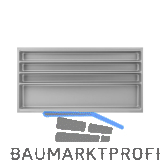AGOFORM Besteckeinsatz Scoop II KB 1000 mm Kunststoff silber