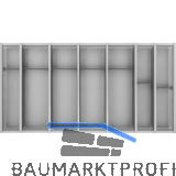 NINKA Schubkasteneinsatz-Set Cuisio KB 1000 mm TANDEMBOX Kunststoff Graphit