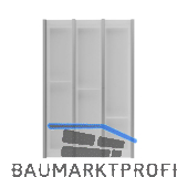 NINKA Schubkasteneinsatz-Set Cuisio KB 400 mm TANDEMBOX Kunststoff Wei�