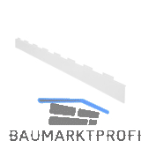 NINKA Seitenabschlusswand Cuisio Kunststoff Wei�