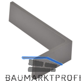 NINKA Connect L-Teiler klein links Kunststoff Dunkelgrau